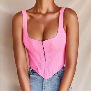 House of CB Frangelica Pink Corset top XS